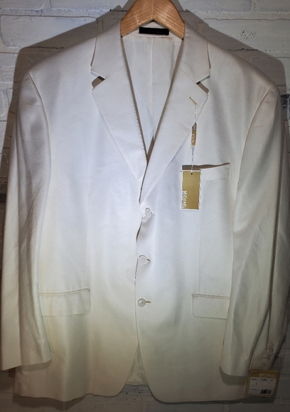 NWT Michael Kors White Men´s Suit Jacket Sport Coats Blazers